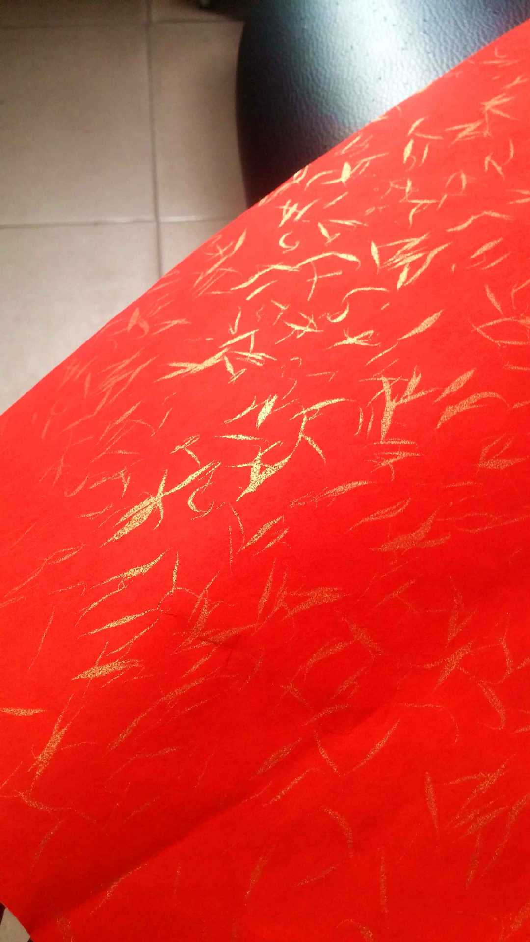 35x20米 80g柳丝万年红笺 春联宣纸 福字宣纸