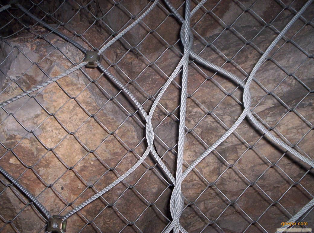 可定制安全防护环形网 纹索网 钛克网边坡