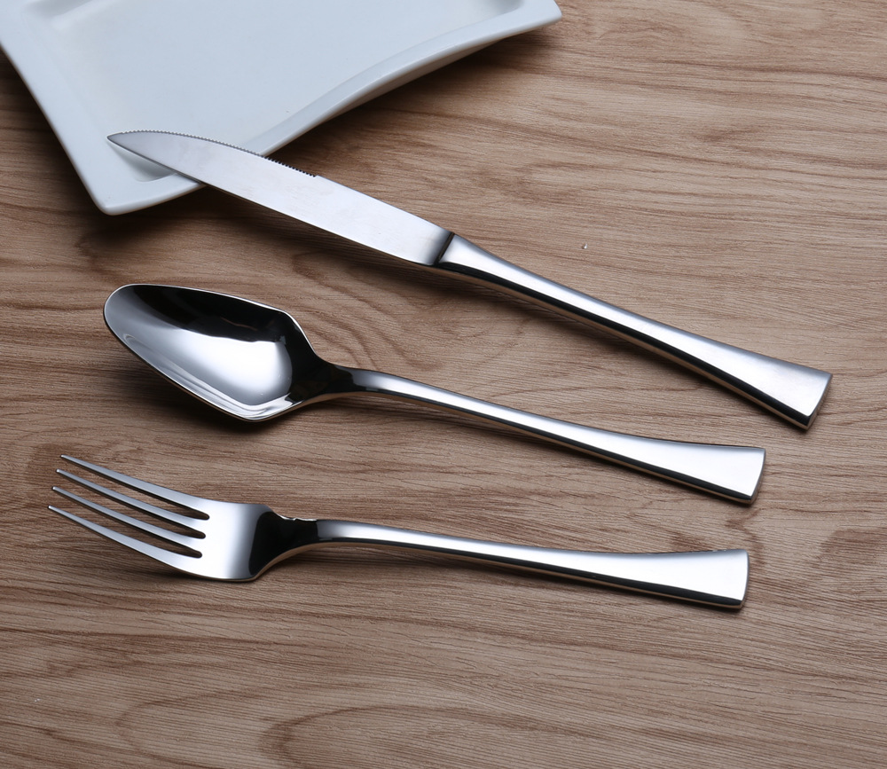 h-304不锈钢刀叉勺 优质餐具 喷漆餐具 儿童成人饭勺调羹餐具勺