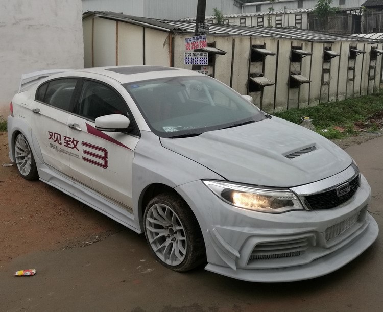 观致3大包围 观致大包围 观致3改装大包围观致机盖叶子板轮眉尾翼