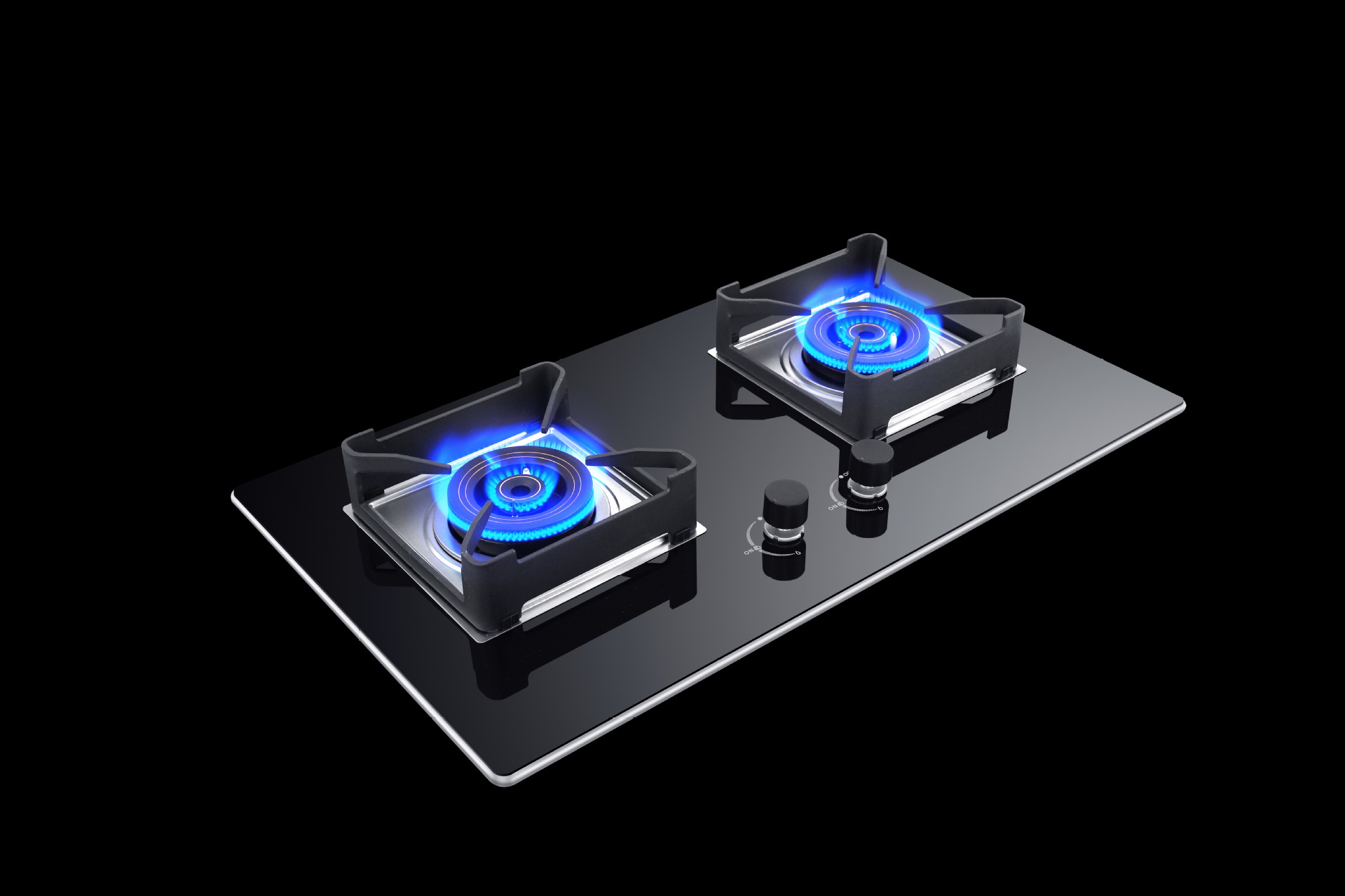 厂家供应得意款直火蓝纯铜天然气液化气家用嵌入式灶