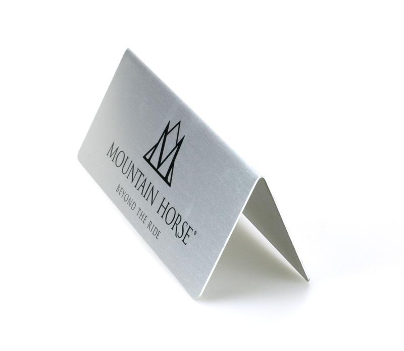 厂家直销 金属台卡 铝合金拉丝酒店指示牌 三角台牌 签到牌定制