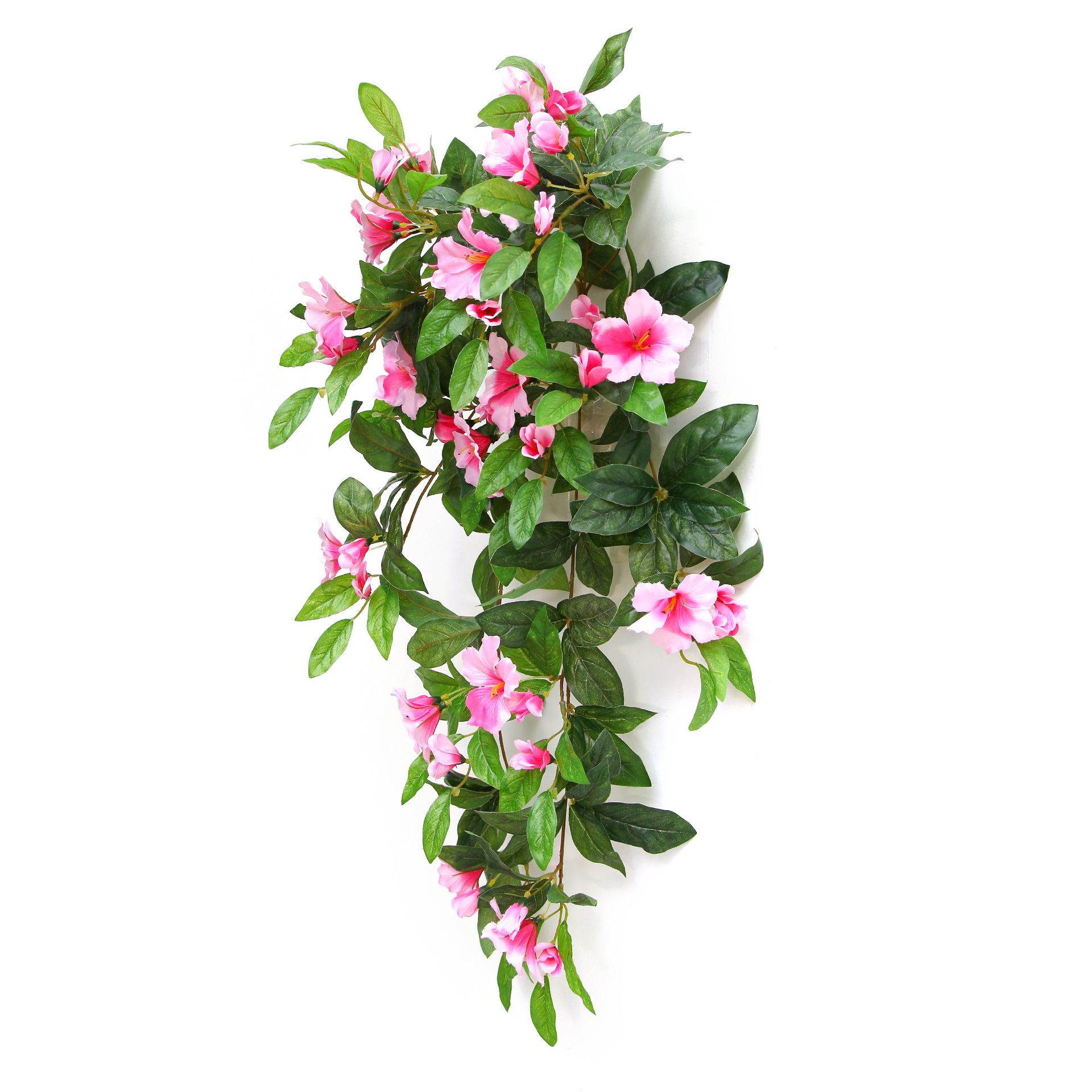 仿真映山红吊兰吊篮花艺映山红藤装饰花壁挂花垂吊批发