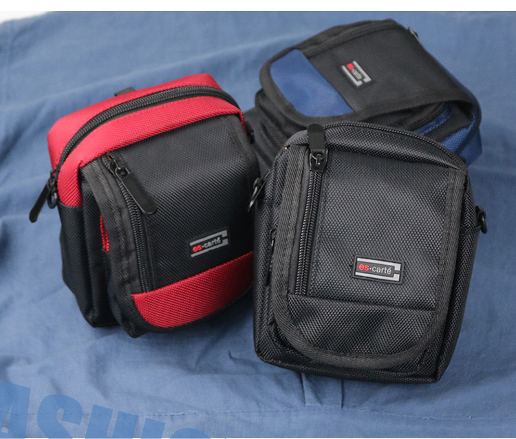 源头厂家出口台湾牛津布小包 拼接手机包 拉链小挂包 定制logo