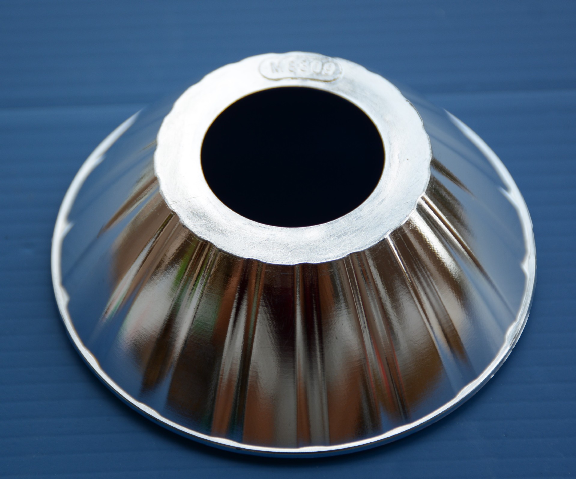 led反光杯,塑胶真空电镀cob反光杯,d83*h27mm, 角度:9/18度