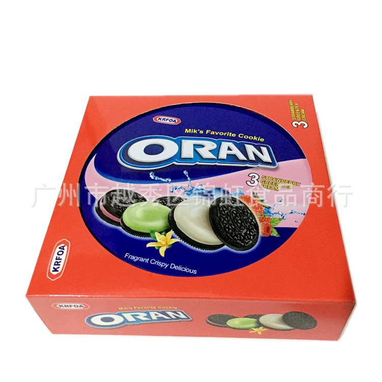 批发供应 oran巧克力奶油夹心饼干428g*12罐/箱-阿里巴巴
