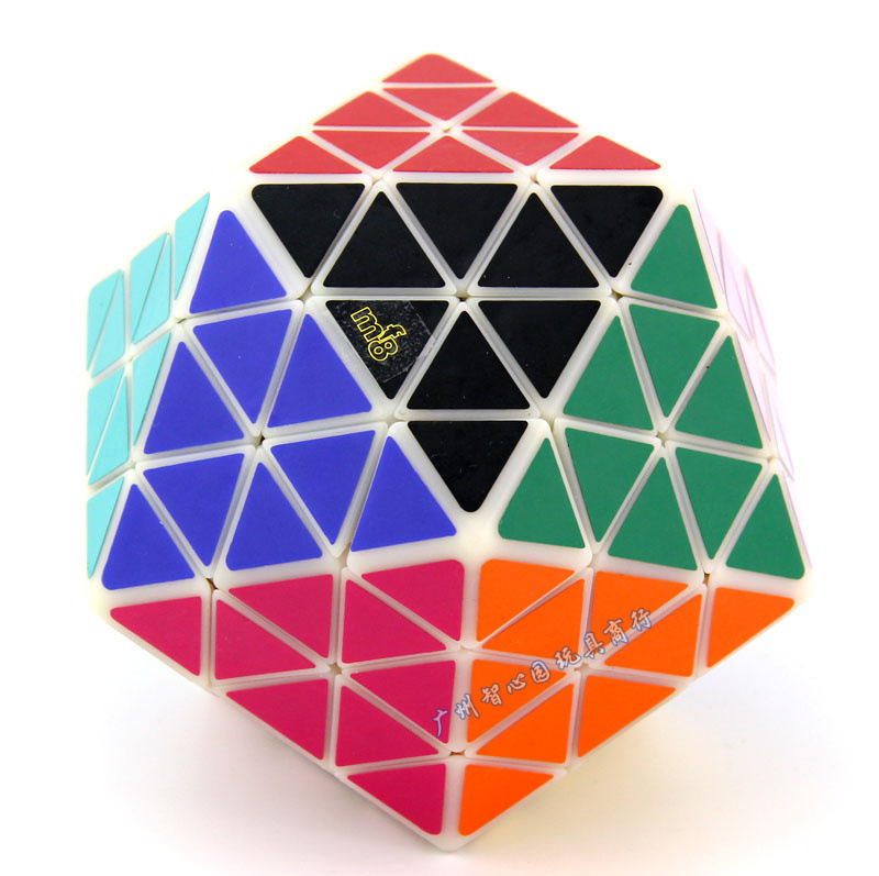 魔方吧二十面体2号魔方原色 收藏款icosaix Ⅱ mf8 20面体二号