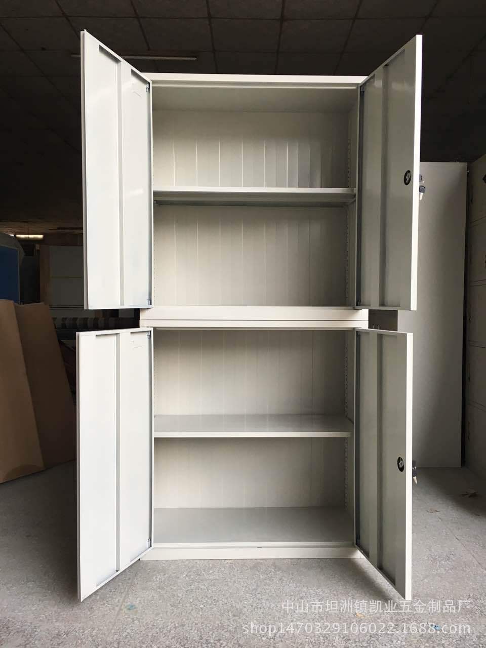 中山厂家分体两节柜厂家直销办公铁柜工具柜资料柜大量批发
