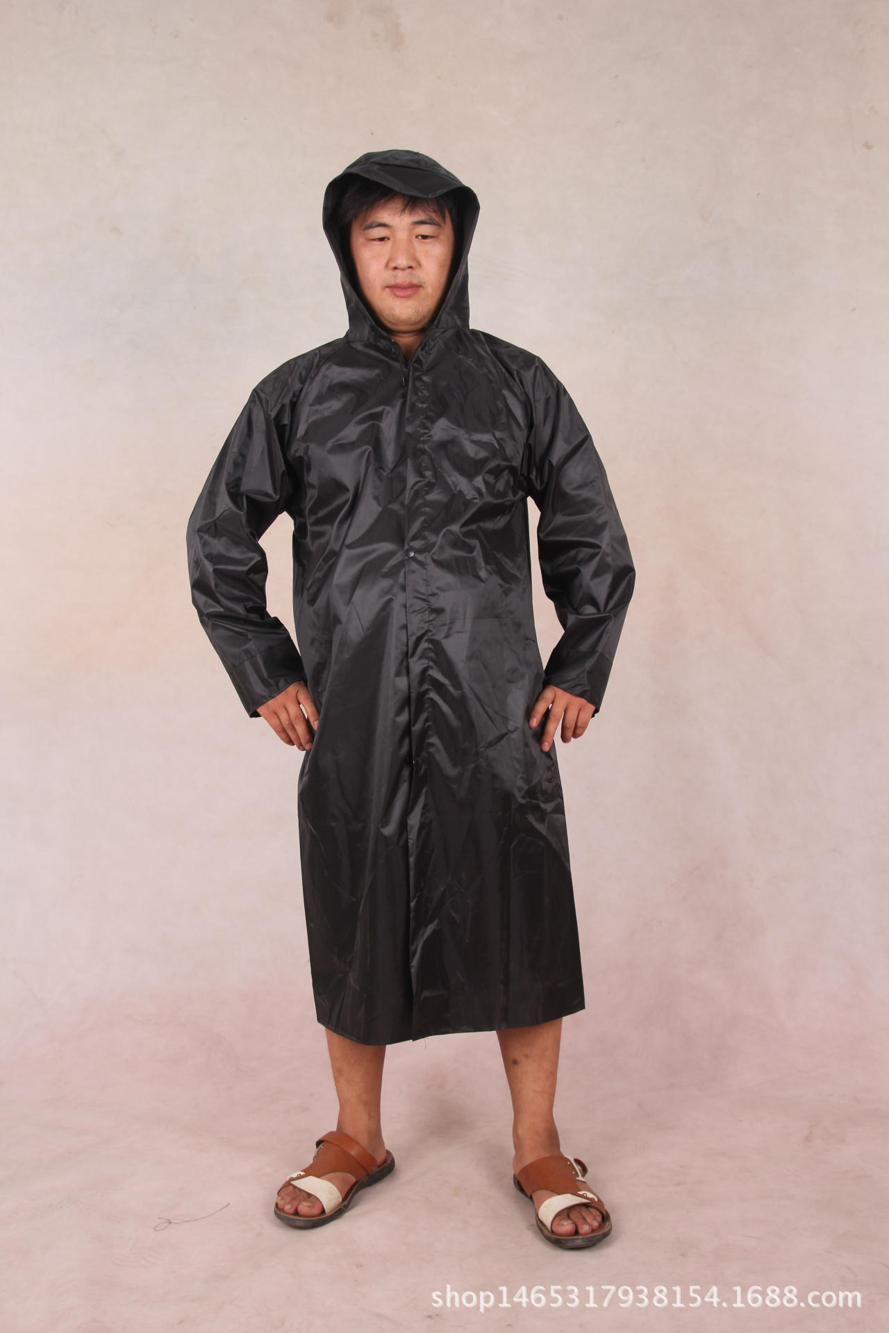 长款户外雨衣工地雨衣厂家直销劳保雨衣连体电动车雨衣