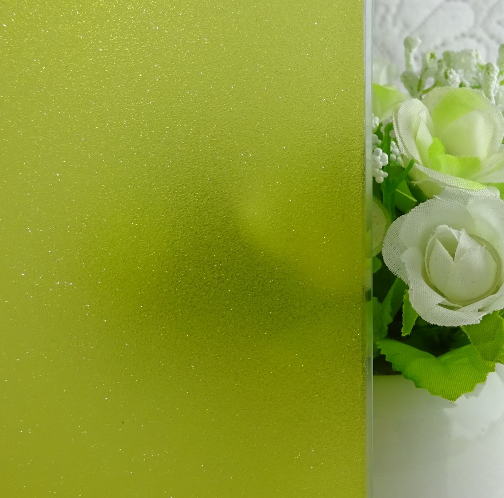 黄色磨砂膜 玻璃装饰贴膜 磨砂玻璃纸 建筑窗贴膜