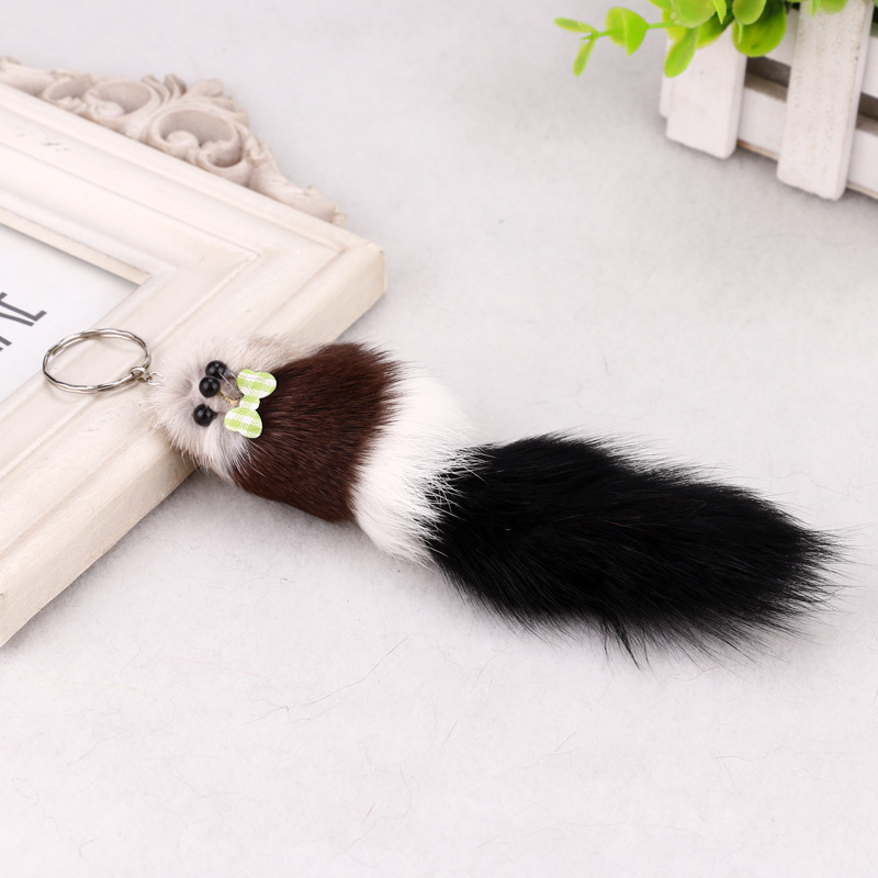 ebay hot selling mobile phone fox plush hang decorations girls cute little mouse handbag pendant keychain wholesale