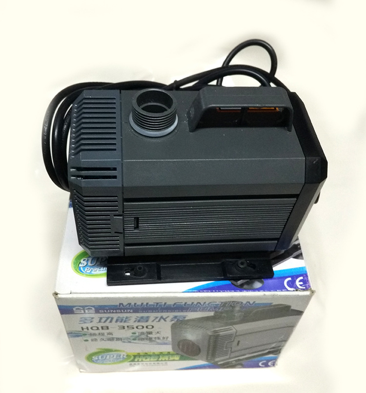 森森鱼缸潜水泵 hqb-3500水陆两用抽水泵 循环水泵水族鱼缸专用