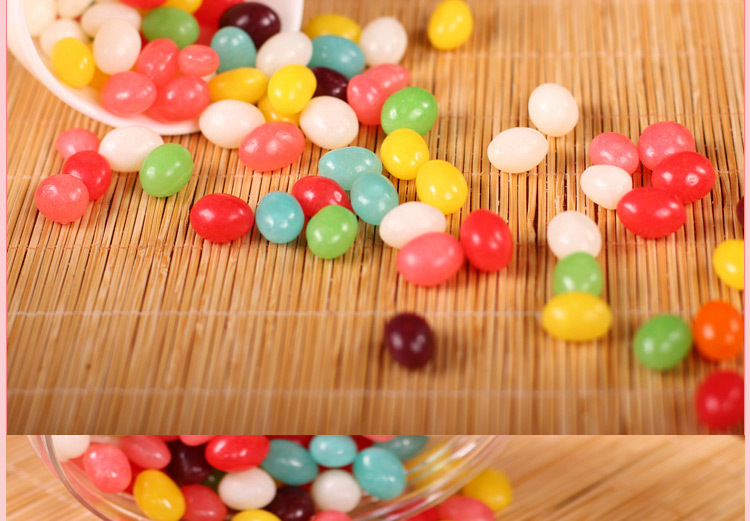 荷兰进口ciijellybeans吉利贝果汁糖豆20种口味200g带中标