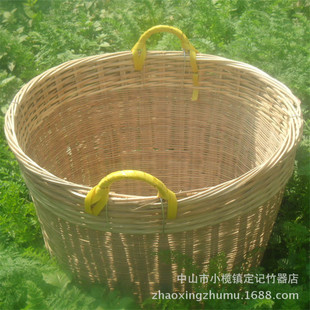 【工厂直销】 供应批发竹制品竹编织大号竹箩筐竹淘米箩杂物箩