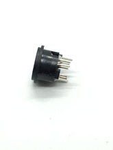 厂家供应MINI DIN6P母头小钉板端连接器圆形插头 PS2 鼠标插座