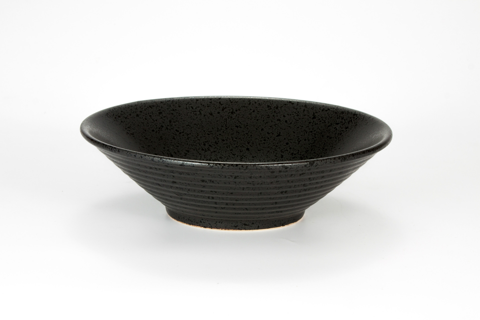 批发富贵日韩餐具陶瓷黑色大碗拉面汤碗寿司料理店餐具刺身斗笠.