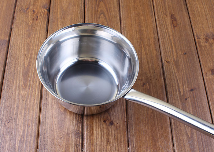 新款大号红柄不锈钢水瓢 长柄圆形加厚水勺