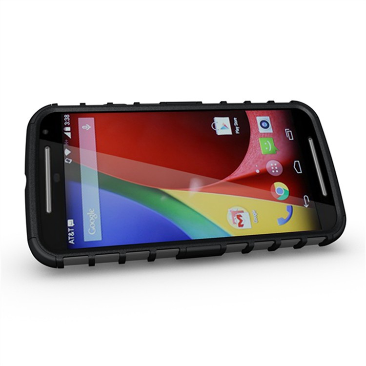 moto g2 手机壳 二合一 带支架