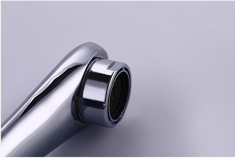 家居酒店螺旋式台盆水龙头 铜制洗脸盆水龙头 单冷手轮厨房水龙头