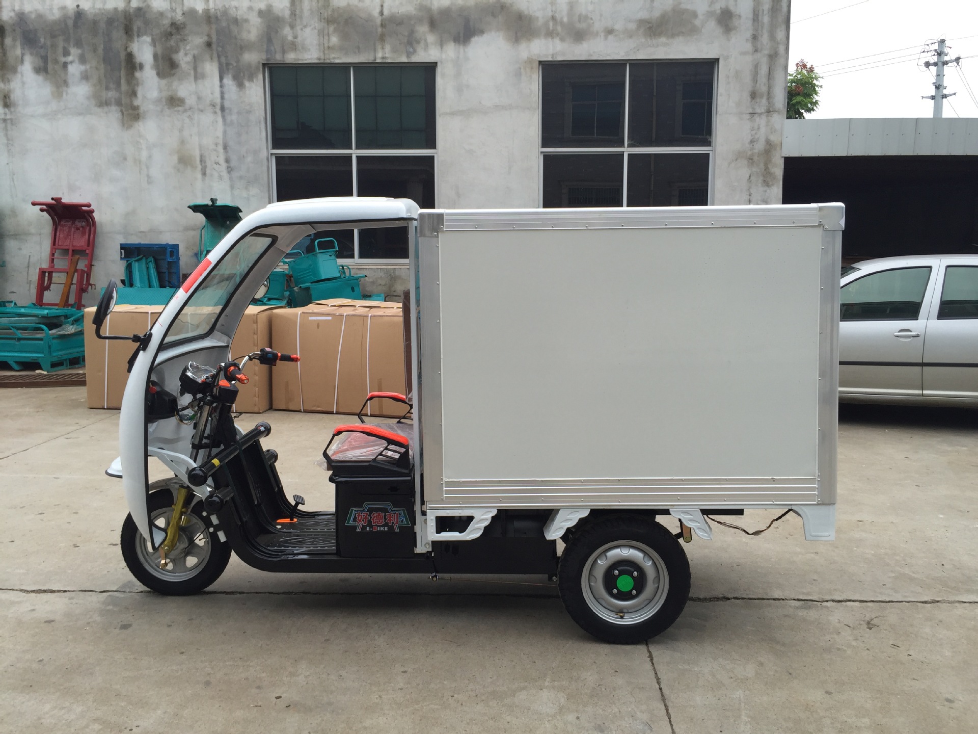 外卖保温电动三轮车蔬菜牛奶同城配送保温电动三轮车可定制扶贫