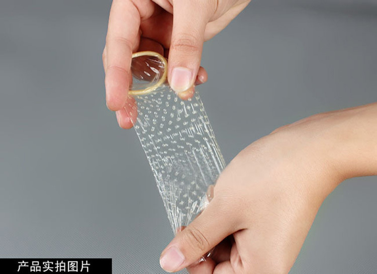 斯香妮狼牙套3只装 情趣震动带刺持久大颗粒异形避孕套安全套