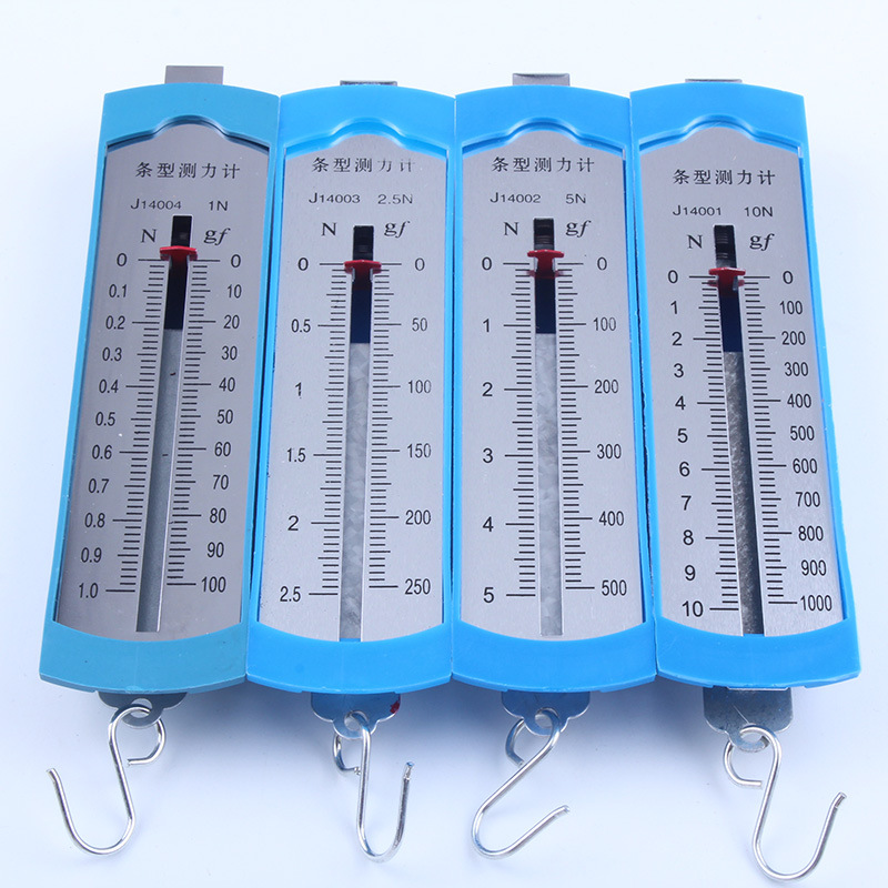 条形盒测力计5n 弹簧秤 物理力学实验仪器教具一件代发