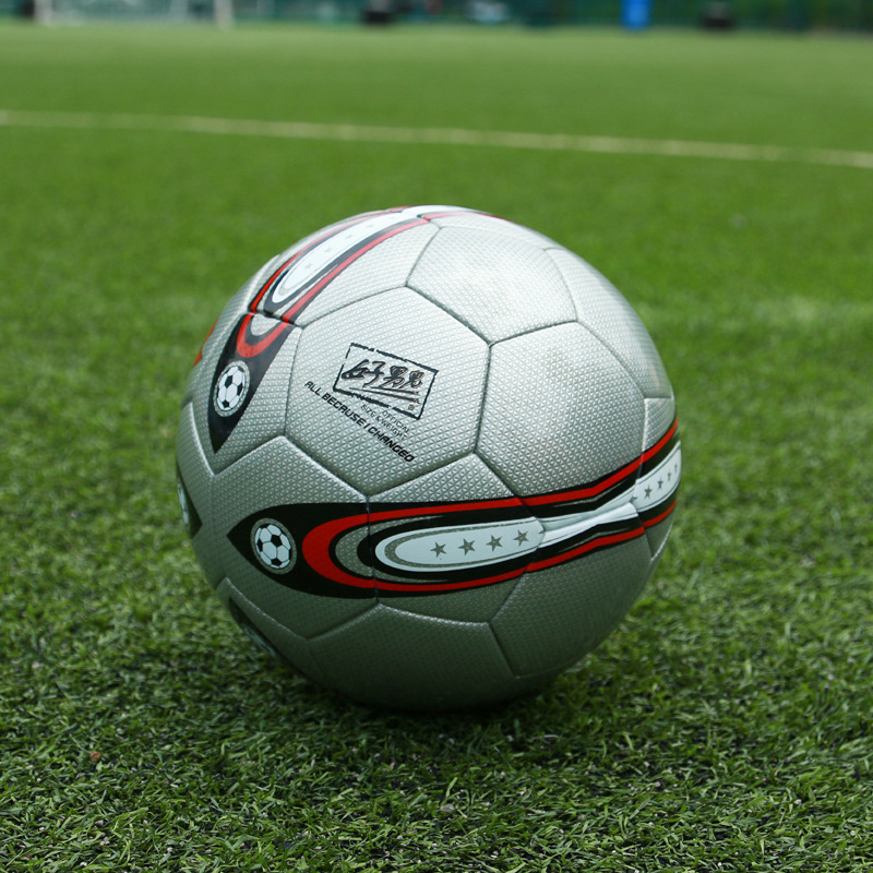 好男儿正品5号pvc足球标准足球尺寸训练比赛专用镜面机贴足球