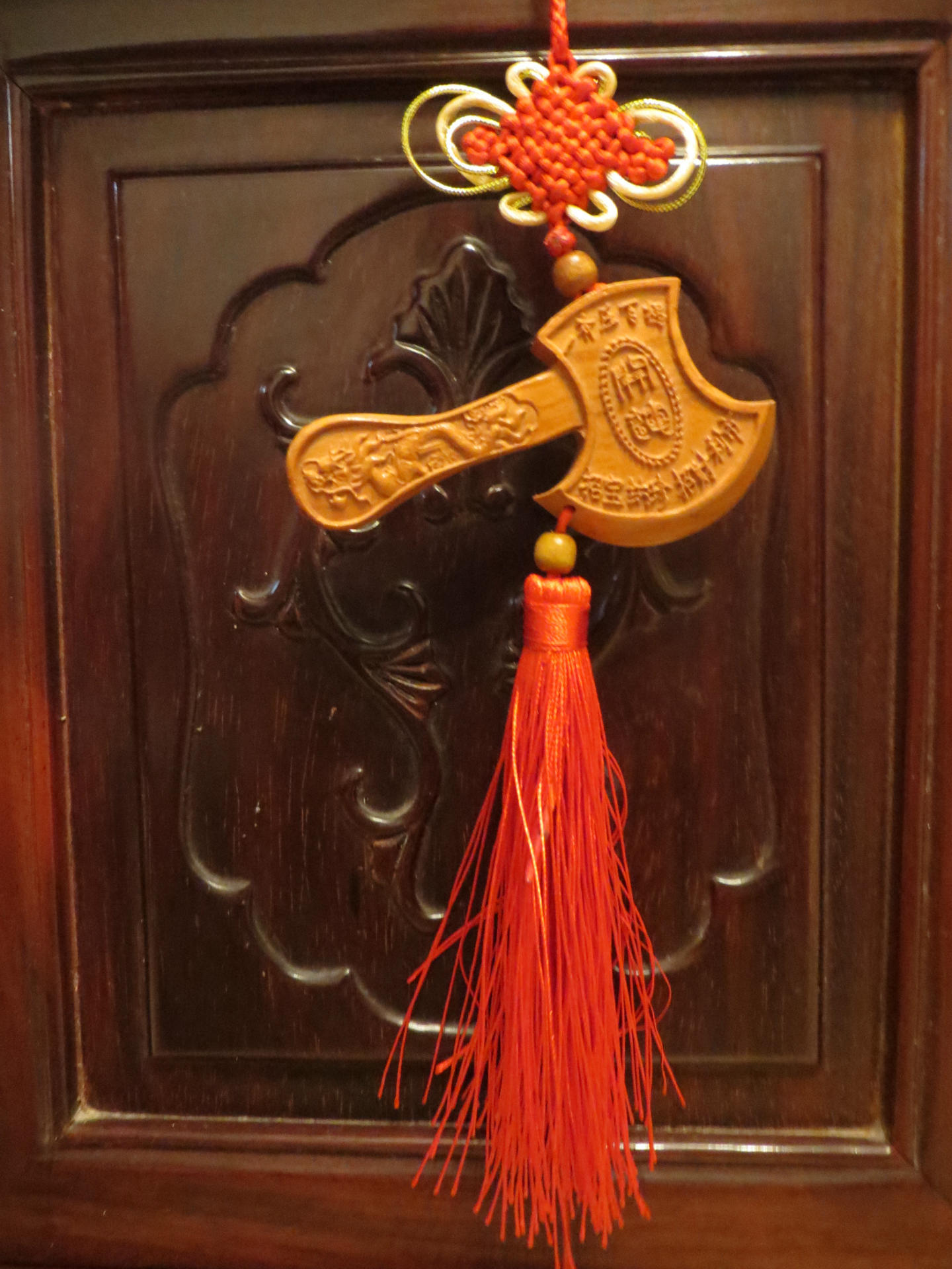 桃木斧子3号龙头 婚房摆件装饰品 结婚聚财创意工艺品