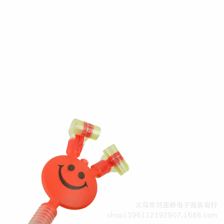 1大号笑脸吹龙玩具喇叭口哨吹卷地摊跑江湖玩具热销义乌专业批发