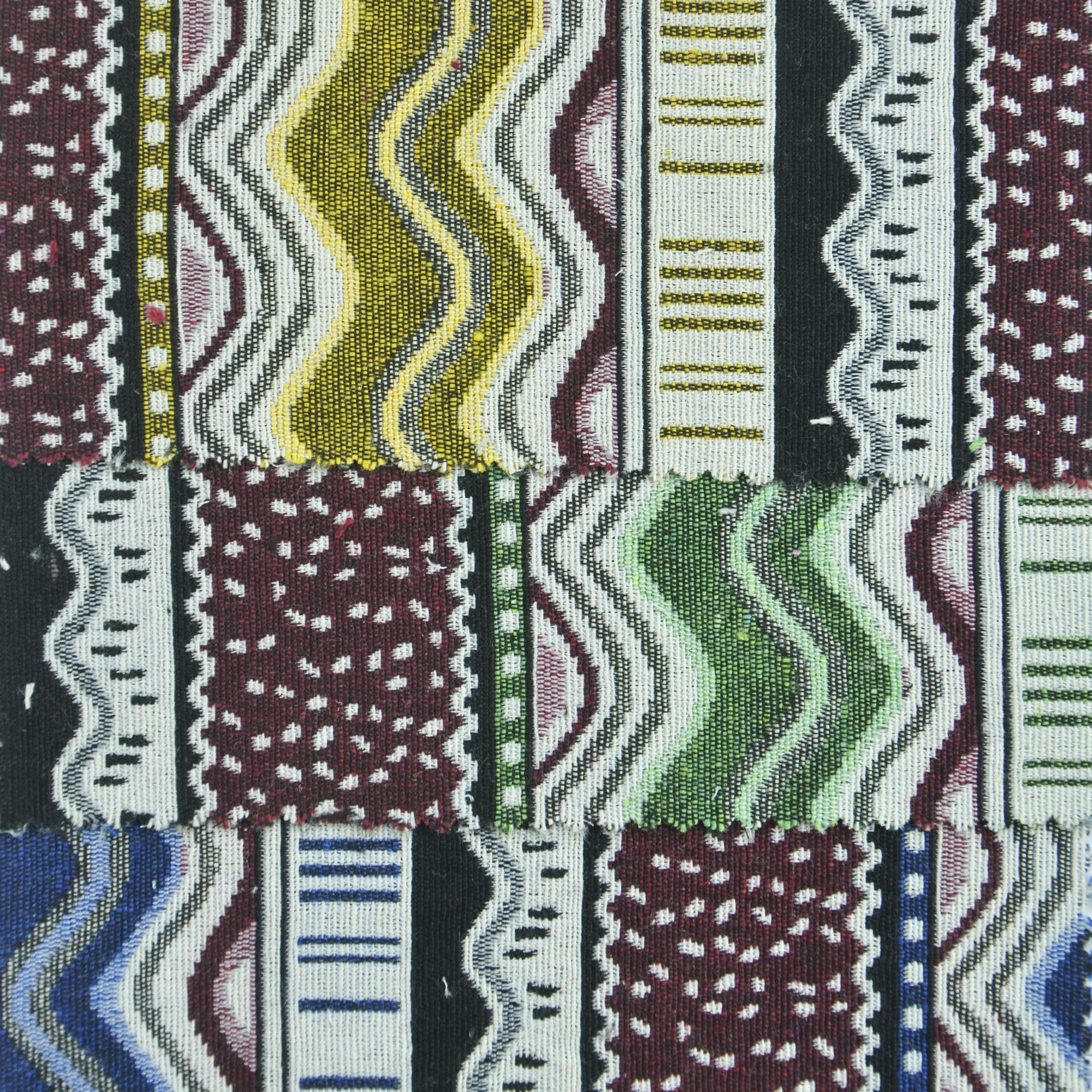 鼎茂皮革全棉布料波西米亚民族布纹提花布箱包装饰人造革厂dm-811