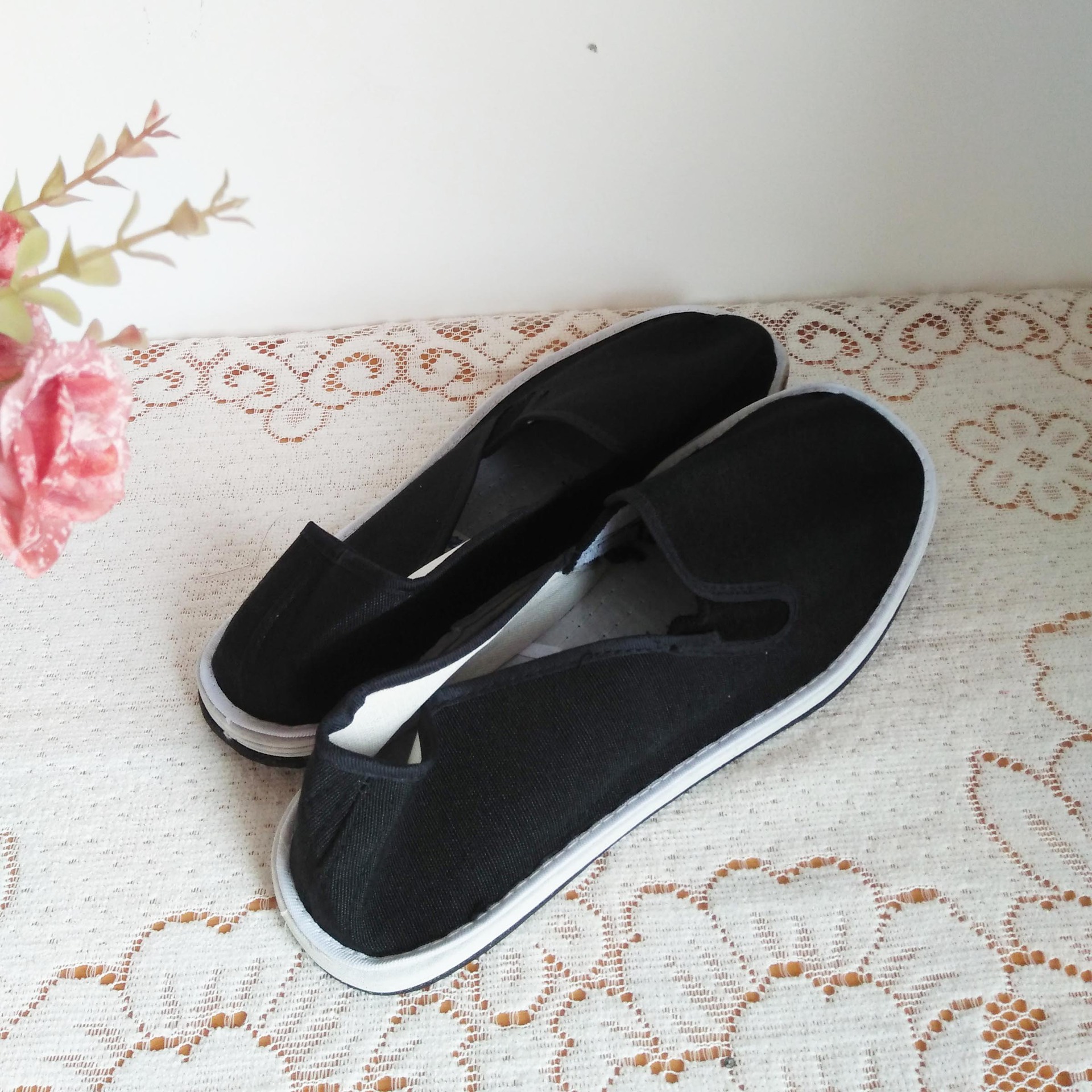 厂家工作布鞋耐磨不断底千层底布鞋男劳保鞋