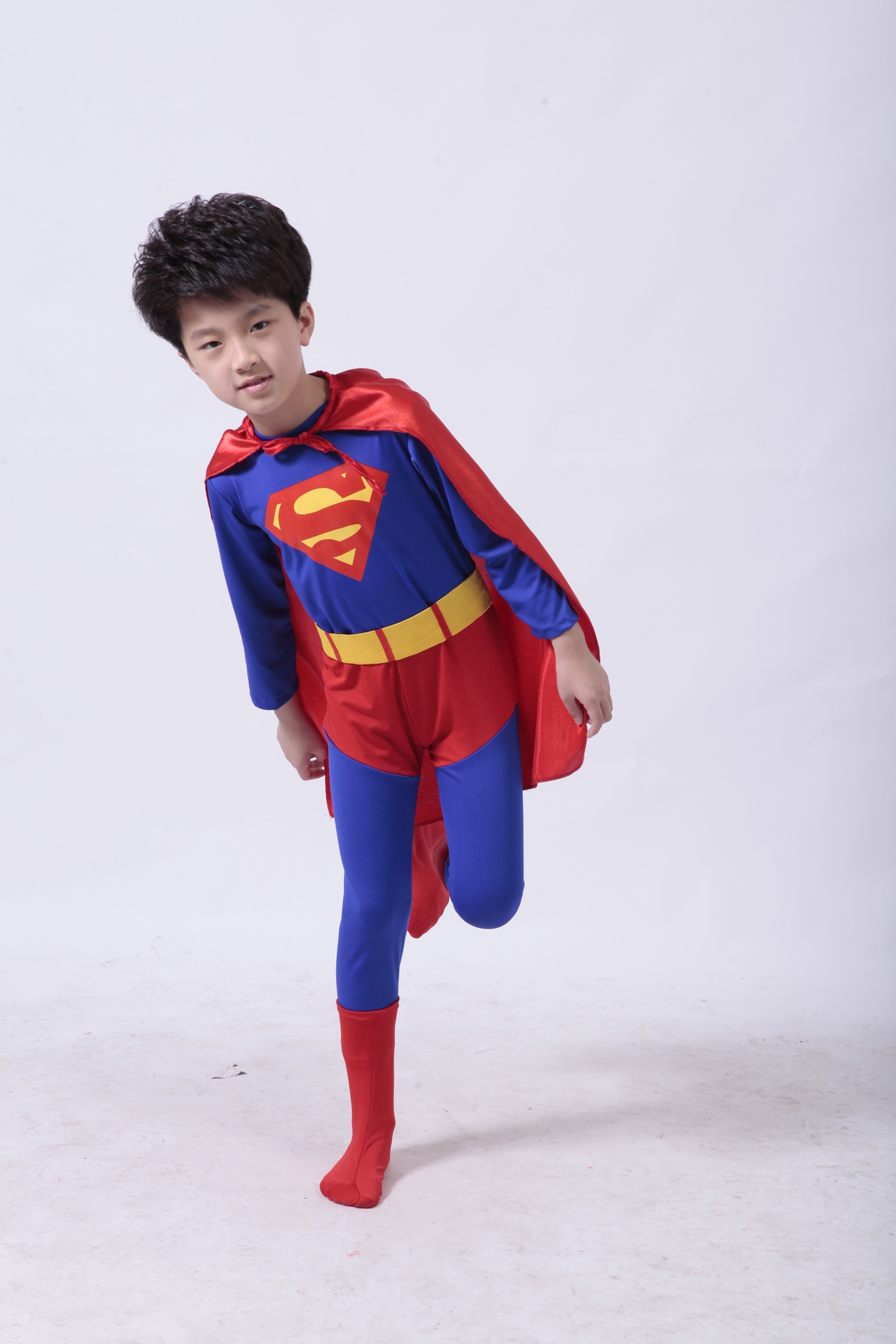 六一新品儿童舞蹈演出服男女童万圣节超人披