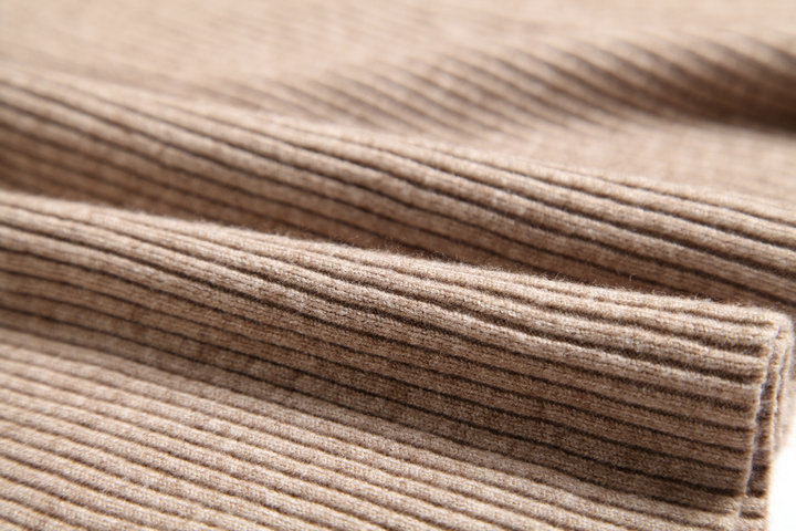 包芯纱秋冬不规则毛线高腰褶显瘦中长款a字针织半身裙子9119