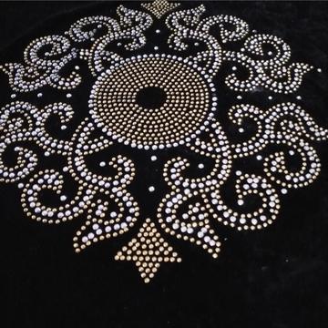 抱枕烫图 工艺烫钻 2017春季新款烫图 家用抱枕 时尚抱枕烫钻烫图