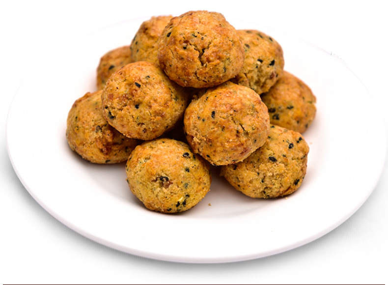 盛园祥黄金口口酥500g美味小吃黑芝麻腰果仁巴旦木办公室零.