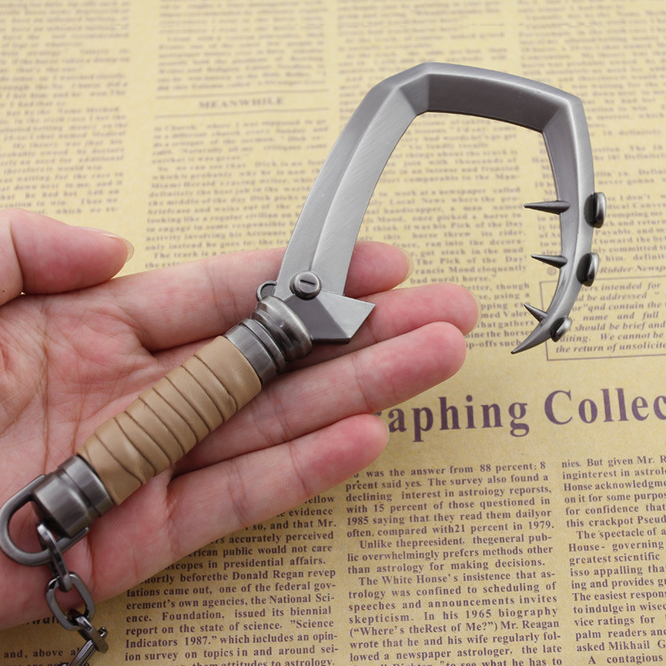 守望先锋周边 路霸链钩 源氏龙武器 合金模型玩具批发 17cm 摆件