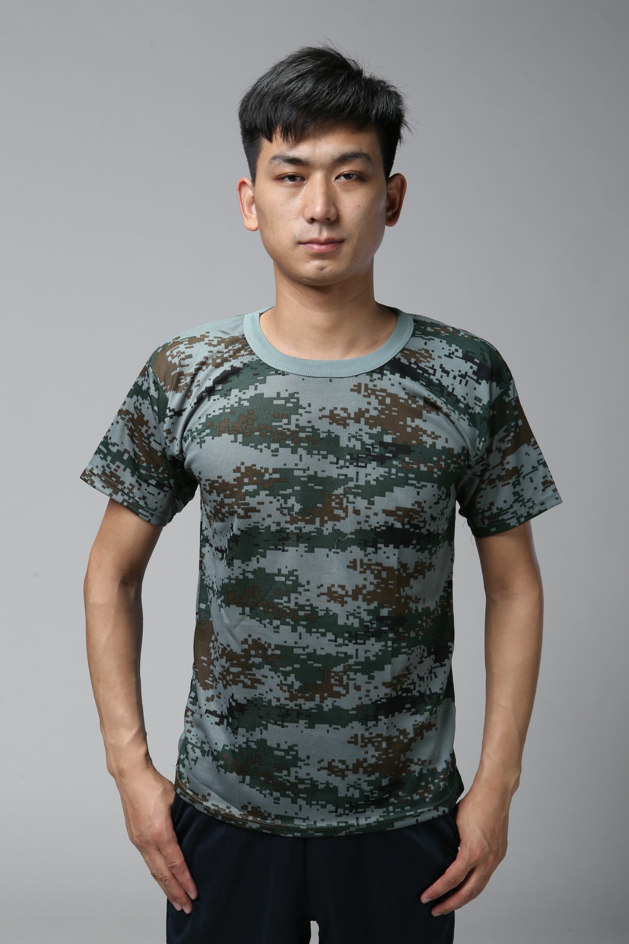 迷彩工作服_学生军训服迷彩短袖速干衣迷彩服短袖迷彩军迷迷彩 - 阿里