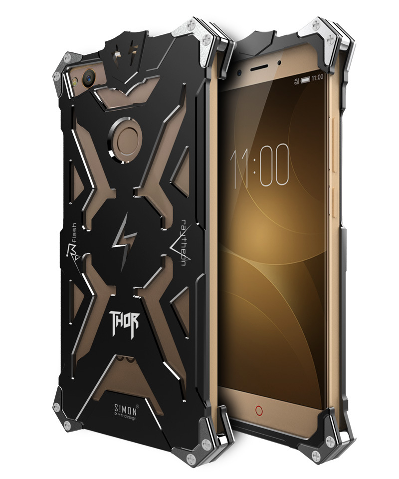 case for 努比亚z11雷神手机壳钢铁金属全包保护套一件代发新款