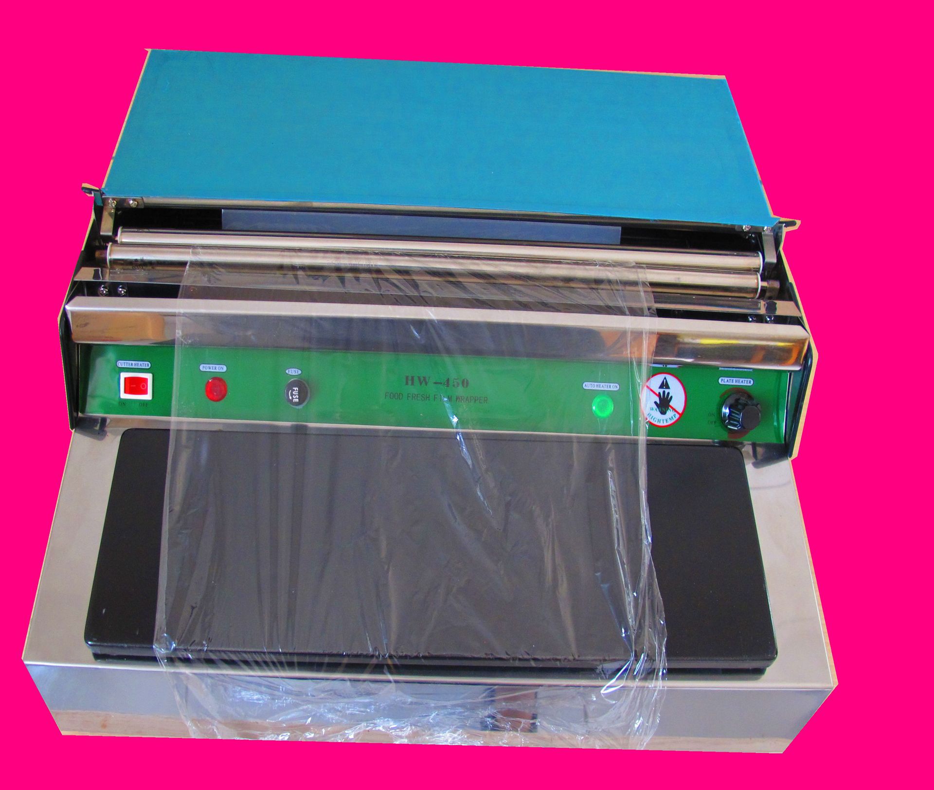 济南供应保鲜膜机hw450保鲜膜包装机方便快捷
