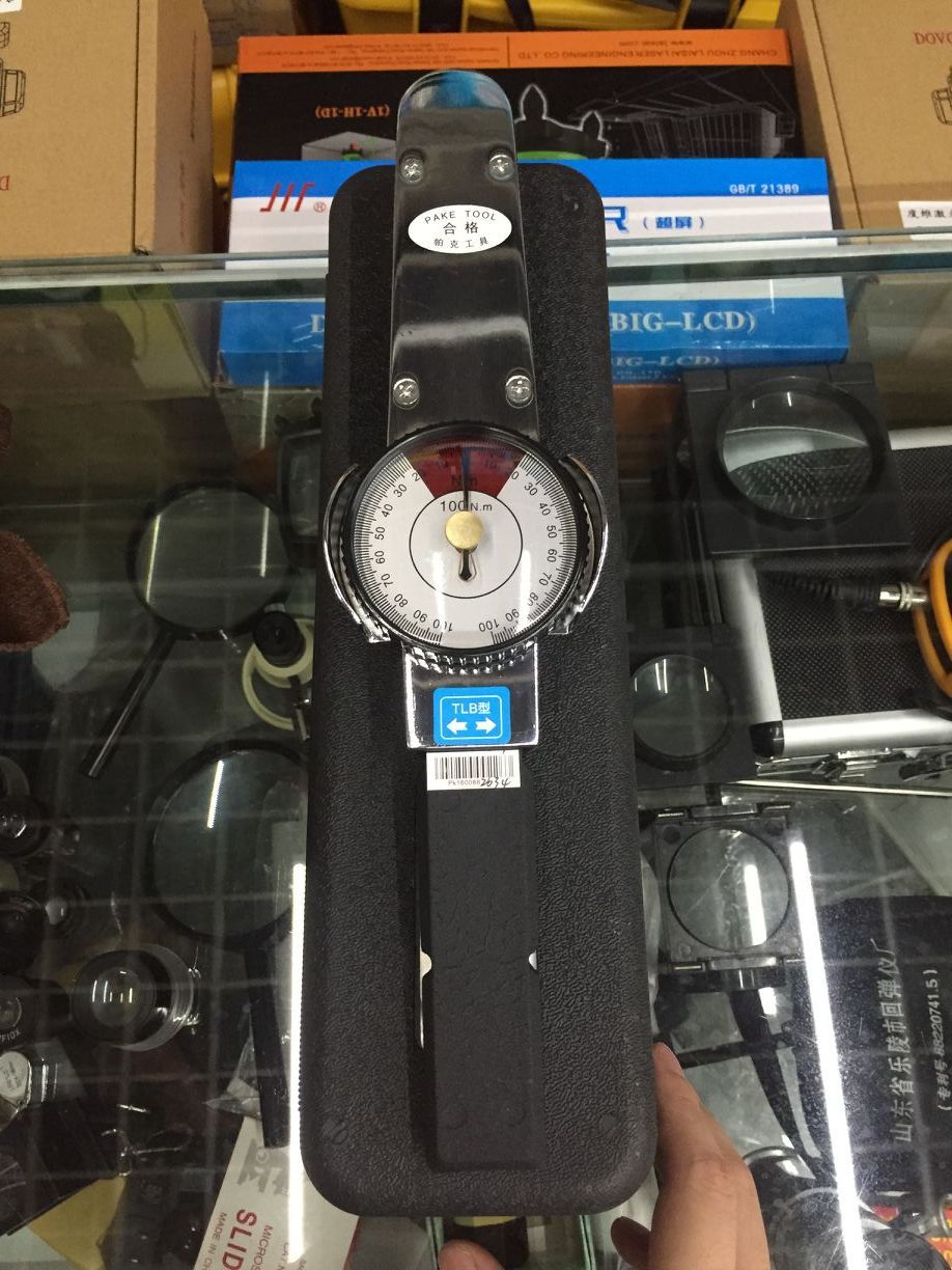 tlb测试扭力扳手表盘公斤指针式力矩扳手高精度套筒扭矩工具棘轮