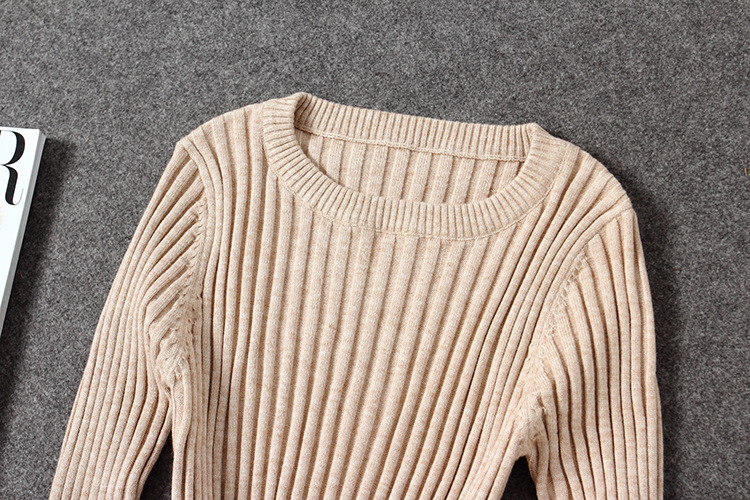 刘诗诗明星同款兔绒包芯纱长袖针织衫 钉扣