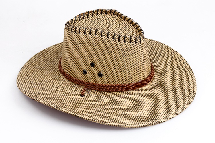 Lanyin Wholesale Summer Straw Cowboy Hat Sun-Proof Straw Hat Outdoor Beach Hat Knight Hat New Product