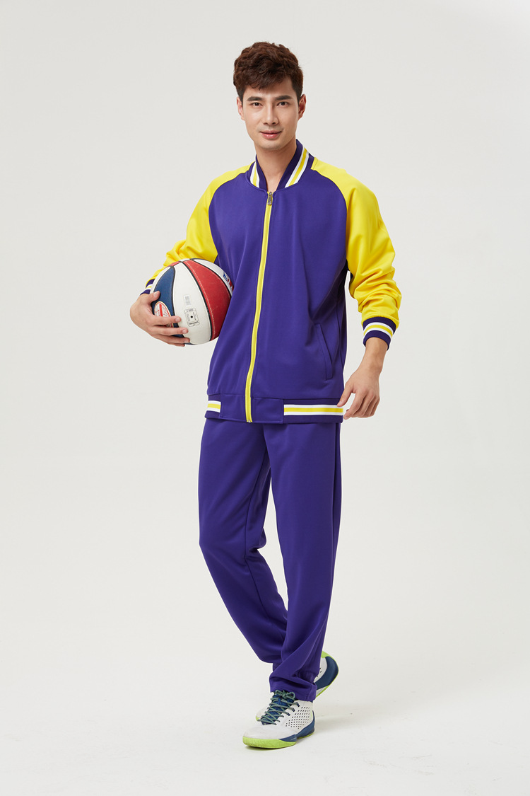 篮球出场服套装外套 nba篮球服出场服 卫衣拉链出袖训练服