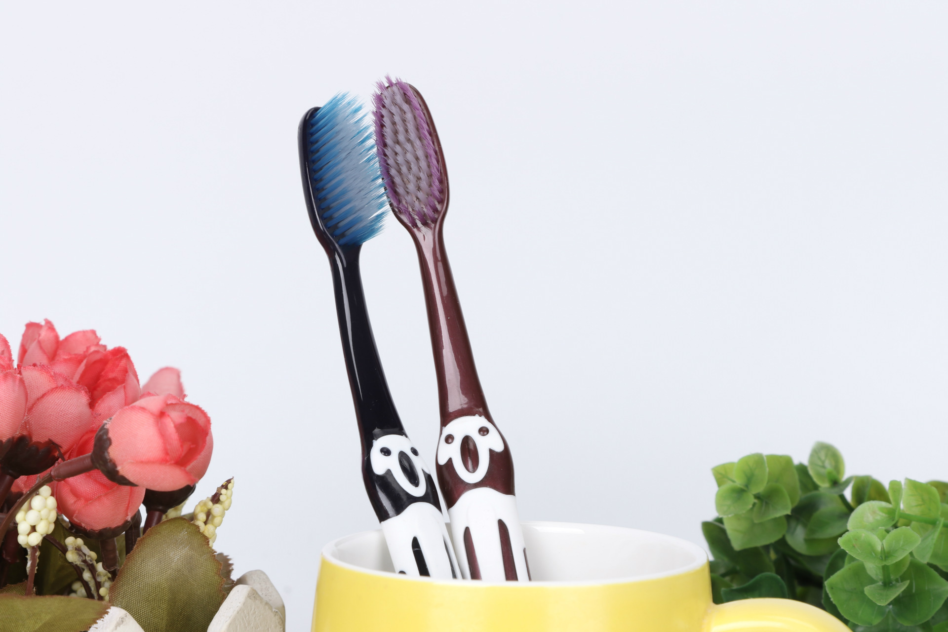 奥洛菲牙刷超柔洁净双尖牙刷