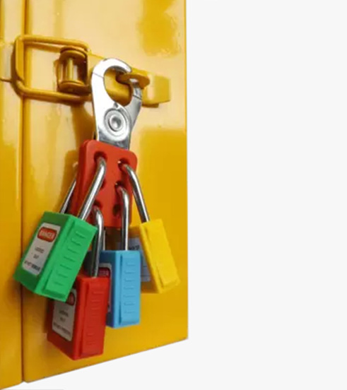 玛斯特锁422mcn 黄色安全搭扣 停工搭扣 正品六联安全锁具