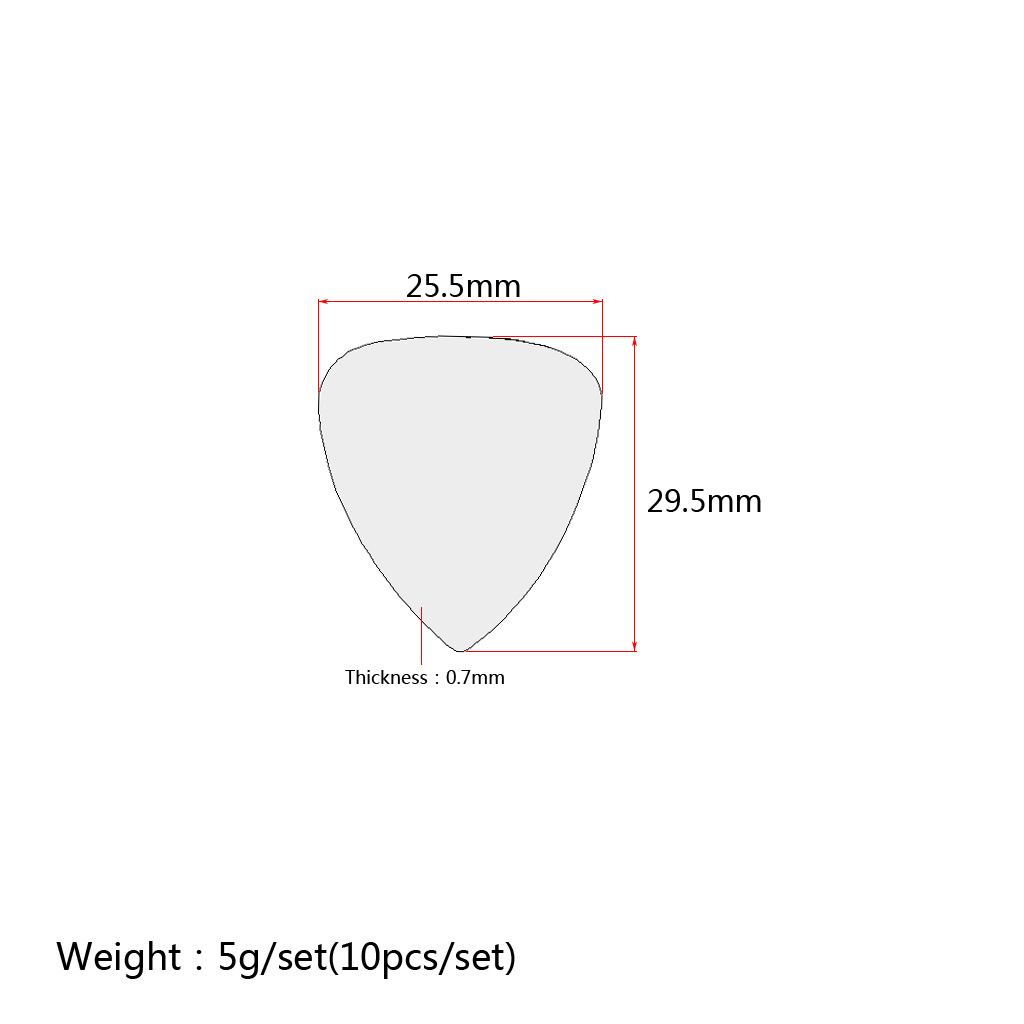 民谣木吉他拨片 耐用磨砂防滑赛璐璐