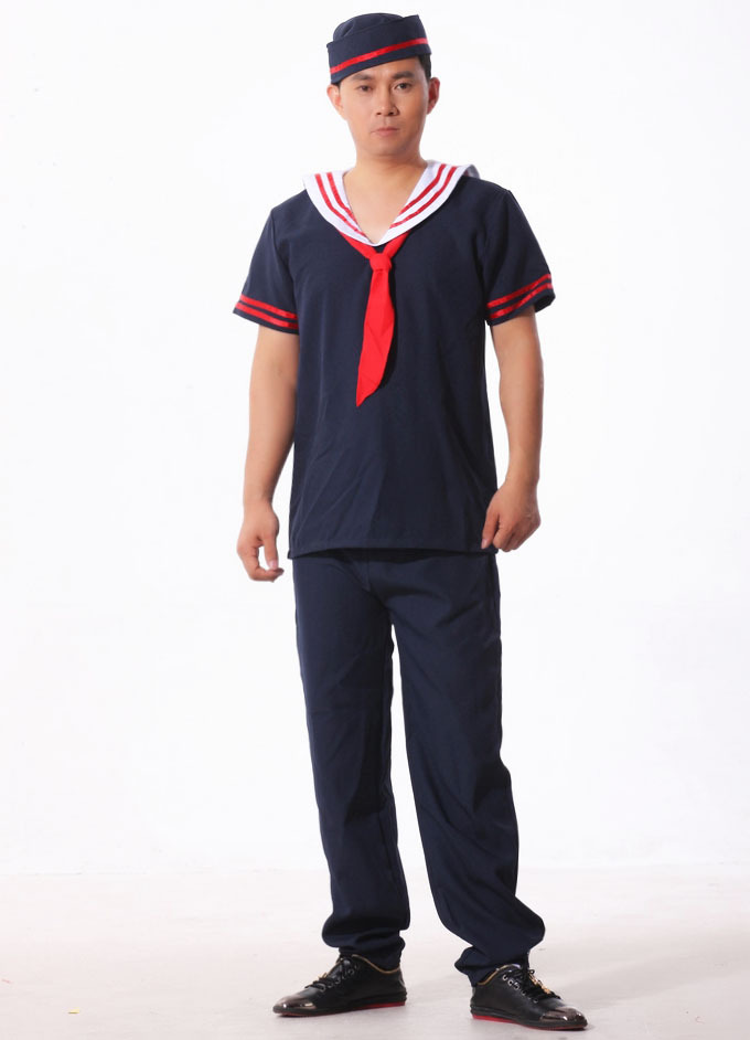 欧美游戏制服男装海军装水手服角色扮演制服诱惑夜场ds派对演出服