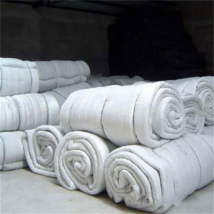 玻璃丝布岩棉被 混凝土保温岩棉被 保暖保温无纺布岩棉被