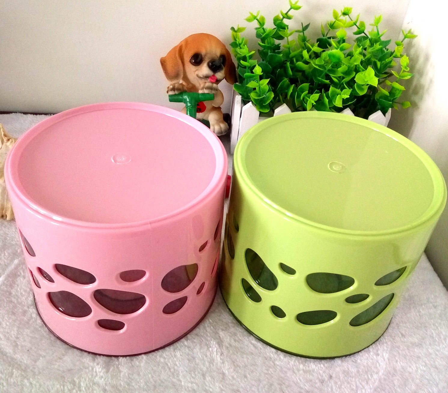 时尚塑料圆筒圆形卷纸筒纯色纸巾盒创意纸巾筒卷纸纸盒子收纳