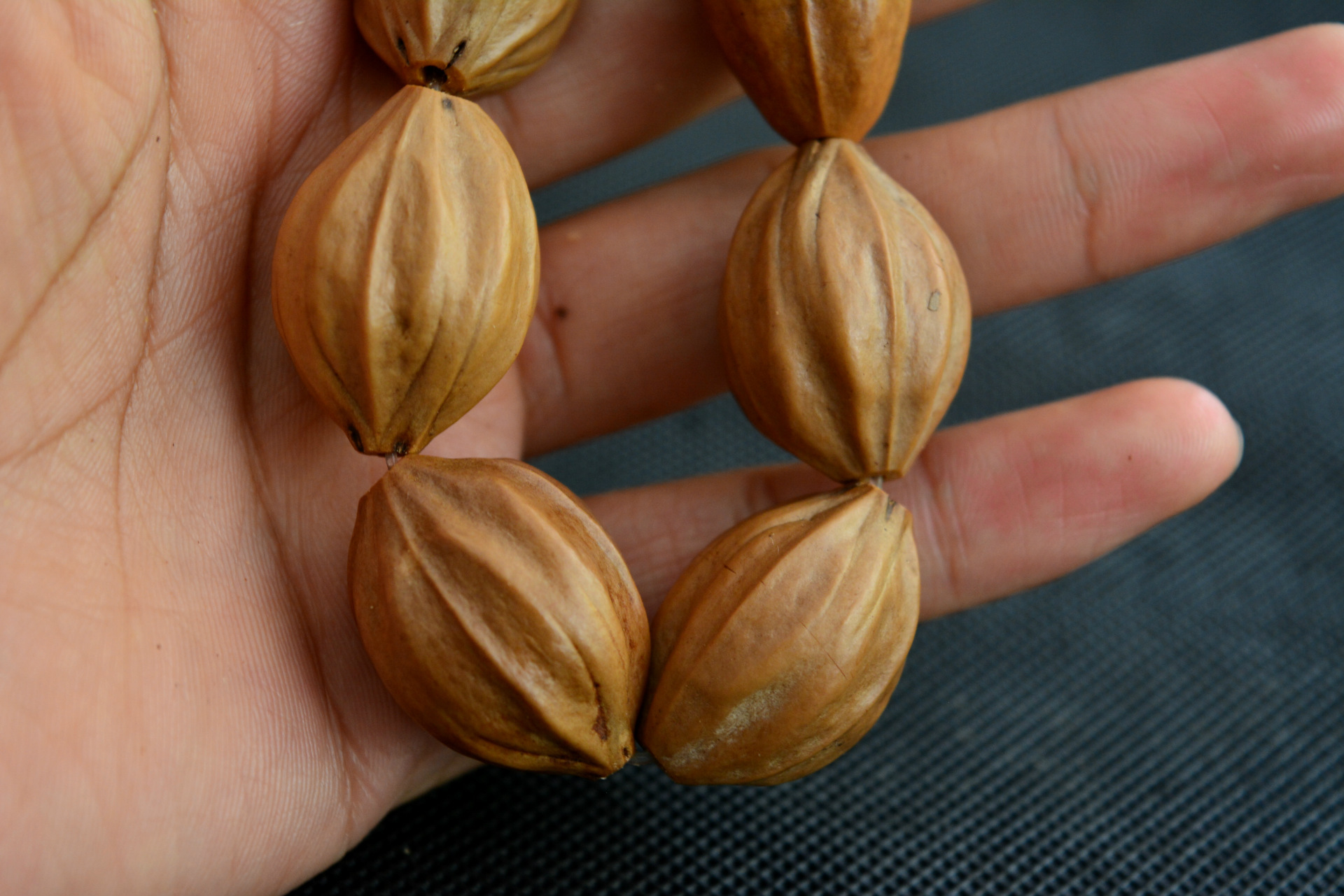 承宣核雕 纯手工橄榄核 四花怪籽手串 橄榄胡工艺品 文玩把玩批发